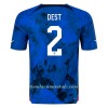 Camiseta de fútbol Estados Unidos DEST 2 Segunda Equipación Mundial 2022 - Hombre